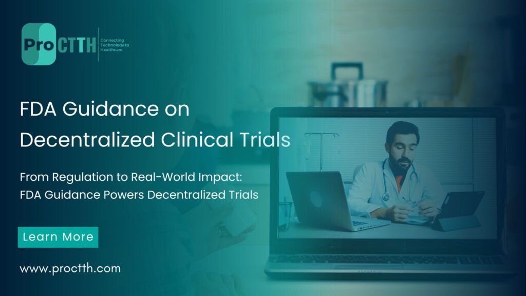 FDA Guidance on Decentralized Clinical Trials